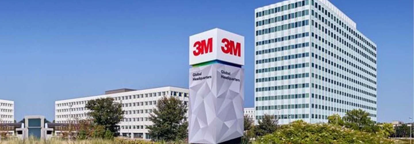 3M-Firmenzentrale mit Global-Headquarters-Schild