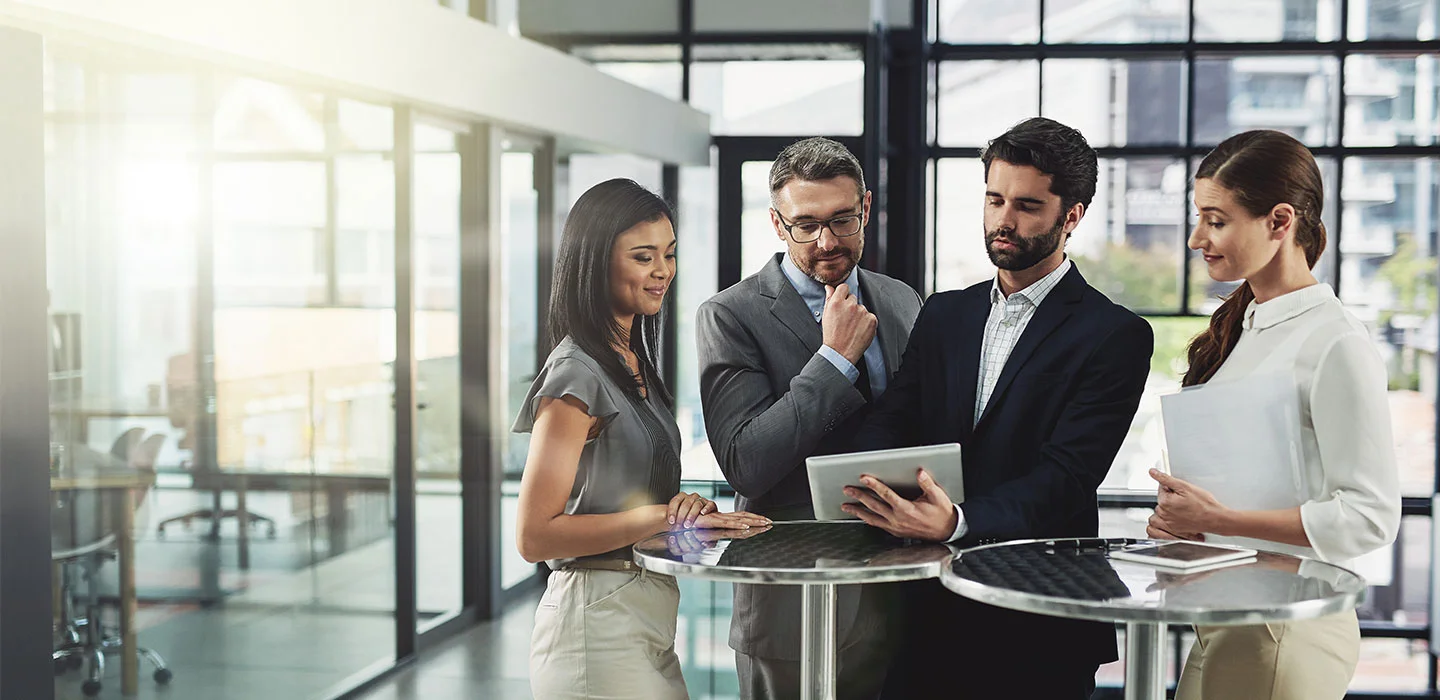 Team arbeitet gemeinsam in HCL&nbsp;Connections zusammen
